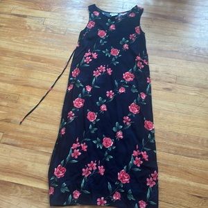 Vintage R&K Originals Floral Tank Maxi Dress
